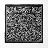 NOIR SILK ASCOT AND POCKET SQUARE SET – PREMIUM COLLECTION